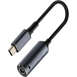 INF Adaptateur Câble Court 5.5x2.1mm Femelle vers USB-C Mâle 140W - Alimentation pour Ordinateurs Portables & Plus
