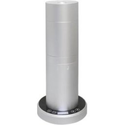 INF Diffuseur d'Huiles Essentielles Intelligent Vertical Bluetooth & WiFi - Argent, Prise EU