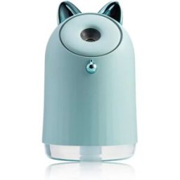 INF Humidificateur Créatif USB : Nano Brumisateur, Purificateur d'Air et Veilleuse Bleu