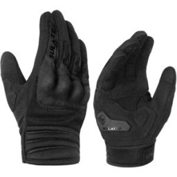 INF Gants de moto respirants avec maille, coque PVC aux articulations et compatibilité écran tactile Le noir