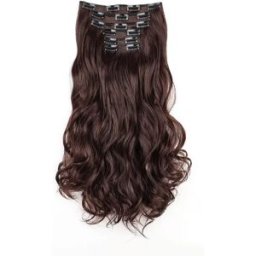 INF Extensions de Cheveux Bouclés à 16 Clips - Ensemble de 6 Pièces