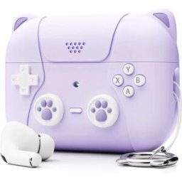 INF Étui de Protection en Silicone Compatible avec Apple AirPods Pro 3 - Anti-Rayures, Antichoc Violet