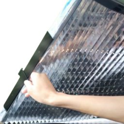 INF Rideau rétractable pour voiture avec protection UV 46 cm