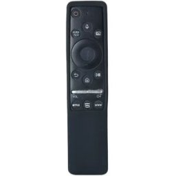 INF Étui de protection en silicone compatible avec la télécommande incurvée Samsung - Antichoc, antidérapant, résistant à l'eau Le noir