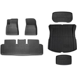 INF Jeu de tapis de sol pour Tesla Model 3 2023-2024 - Matériau TPE Conduite à gauche