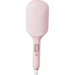 INF Fer à boucler profond en U à large barillet de 40 mm avec technologie ionique négative et écran LCD Rose