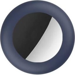 INF Étui de protection en silicone pour Apple AirTag Tracker Bleu M
