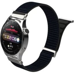 INF Bracelet de montre 20mm en nylon avec boucle en métal - Design en deux parties