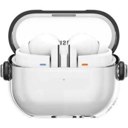 INF Étui Transparent Noir PC TPU pour Écouteurs Bluetooth Compatible avec Samsung Galaxy Buds3/3 Pro