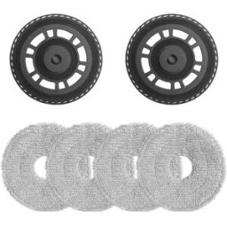 INF Support compatible avec accessoires de robot aspirateur Dreame X10 X20 X30 X40 L20, support de chiffon gris pour module de