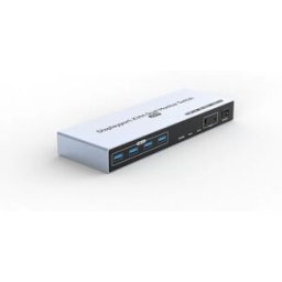 INF Commutateur KVM Double Écran DP1.4 8K/60Hz 2x2 - Contrôlez Facilement Deux Ordinateurs avec Deux Écrans