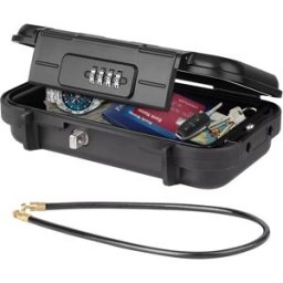 INF Coffre-fort portable étanche avec code et câble