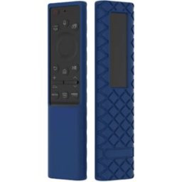 INF Étui de protection en silicone pour télécommande TV Samsung série BN59 Bleu