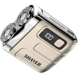 INF Rasoir électrique portable à écran LCD numérique - Rasoir sans fil rechargeable Type-C avec tête détachable lavable,