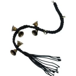 INF Cloche d'apprentissage pour chien en corde de coton tissée à la main - Sonnette de porte pour l'apprentissage de la propreté