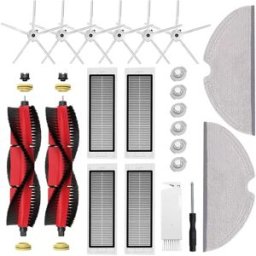 INF Accessoires pour aspirateur robot - 22 pièces Xiaomi Roborock S5 Max/S6 Pure/S6 MAXV/S50/S51/S55/S5/S60/S65/S6