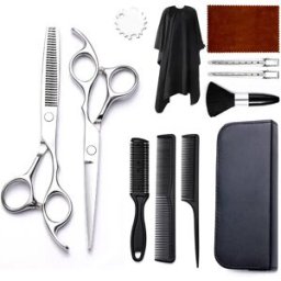 INF Ensemble de ciseaux de coiffure de luxe 12 pièces