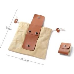INF Sacoche à outils pliable en toile cirée enduite de PU, grande capacité, avec cordon de serrage et fermeture rapide. Kaki