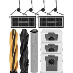 INF Kit pièces de rechange pour aspirateur robot compatible avec MOVA Z60 PRO – 3 brosses principales, 4 brosses latérales, 3