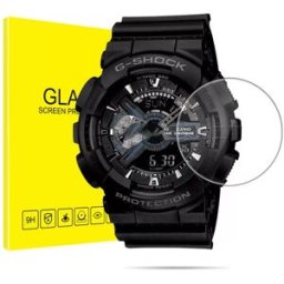 INF Protection d'écran en verre trempé pour Casio GA-110/100 - Lot de 2