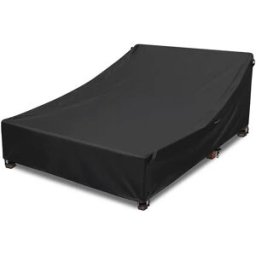 INF Housse Noire 420D en Tissu Oxford pour Bain de Soleil Double - 208x145x81 cm