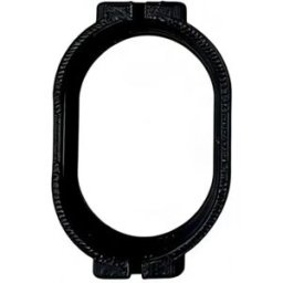 INF Support de collier pour traceur compatible avec Xiaomi Tag - Boîtier ouvert ABS noir pour colliers 10mm