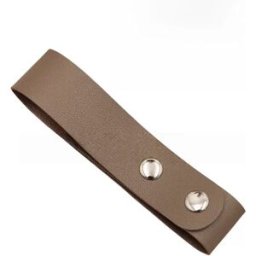INF Clip de ceinture pour cravache en cuir PU élégant café