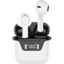 INF TWS Écouteurs Bluetooth Sans Fil avec Traduction AI, Appels HD et Autonomie Longue - Blanc