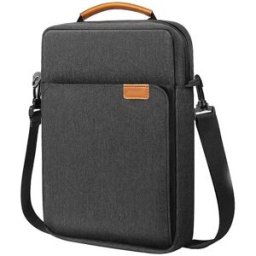 INF Sac pour ordinateur portable Sac bandoulière M Le noir