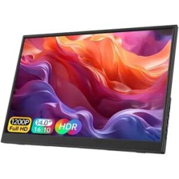 INF Écran Portable 14 pouces : IPS FHD, 1920x1200, 100% sRGB, compatible avec PC, smartphones et consoles