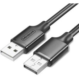 INF Câble USB 2.0 A Mâle vers Mâle pour Disque Dur Externe, Radiateur, Boîtier Décodeur - Noir 3 m