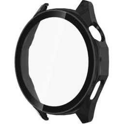 INF Boîtier de Montre PC Noir avec Protecteur d'Écran en Verre Trempé Compatible avec Huawei GT6 Pro 46mm