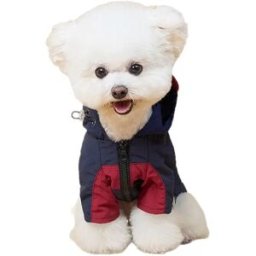 INF Manteau d'hiver bleu marine pour chien : Veste chaude, imperméable, coupe-vent et à capuche pour animaux de compagnie XXL