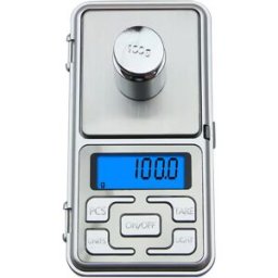 INF Mini balance numérique / balance de poche 200g/0,01g en acier inoxydable