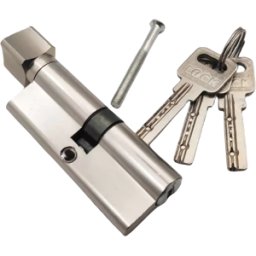 INF Cylindre de serrure avec 3 clés / serrure de porte haute sécurité 90 mm