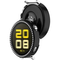 INF Coque de protection pour Huawei Watch GT5/GT4 41MM avec accents de strass Le noir