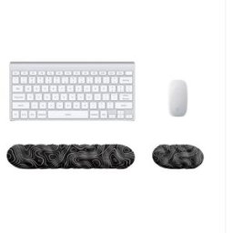 INF Ensemble Repose-Poignets Ergonomique pour Clavier et Tapis de Souris pour Soulager la Fatigue des Mains au Bureau, Multicolore3