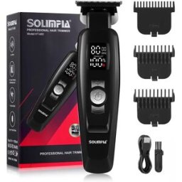 INF Tondeuse à cheveux électrique professionnelle avec écran LCD, 3 vitesses et rechargeable Type-C