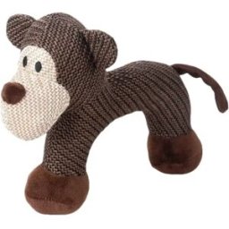 INF Jouet en peluche couineur singe arche - Jouet à mâcher interactif et doux pour chiots