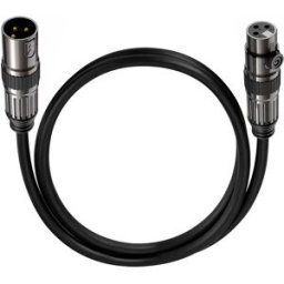 INF Câble Microphone XLR Mâle vers Femelle - Cordon Micro Symétrique pour Mixeurs Audio, Cartes Son et Microphones 10 m
