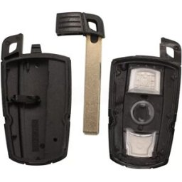INF Coque de remplacement pour clé de voiture télécommandée à 3 boutons Compatible avec BMW E61 E90 E92 E93 E81 E87 E60 E70 E71