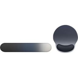 INF Ensemble tapis de souris et repose-poignets clavier dégradé bleu-noir
