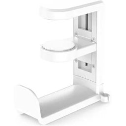 INF Support de casque à pince pour bureau avec rotation à 360° Blanc