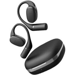 INF Écouteurs Bluetooth Ouverts OWS : Autonomie Longue Durée, Confort et Liberté pour le Sport Le noir