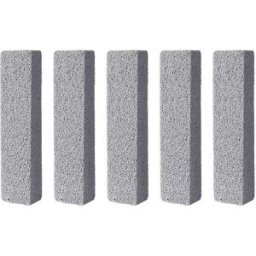 INF Lot de 5 pierres ponces pour les pieds - Élimine callosités et peaux mortes Gris