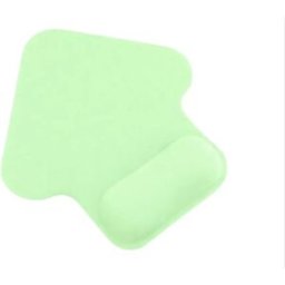 INF Repose-poignets et tapis de souris ergonomiques en silicone et lycra, antidérapants pour un confort de travail optimal. Vert