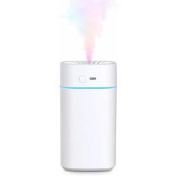 INF Diffuseur d'arômes humidificateur rechargeable avec lumière ambiante Blanc