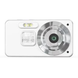 INF Appareil Photo Numérique CCD Haute Définition avec Écran 2.8 Pouces & Carte TF 32 Go Blanc