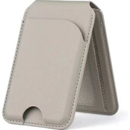 INF Porte-cartes magnétique Magsafe universel avec support rotatif - Compatible avec iPhone et Android Gris
