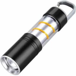 INF Mini Lampe Torche LED Laser Blanc en Alliage d'Aluminium : Rechargeable, Portable et Zoomable